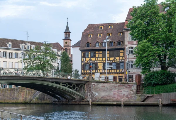 Ідилічне Зображення Страсбурга Міста Районі Ельзасу Франція — стокове фото