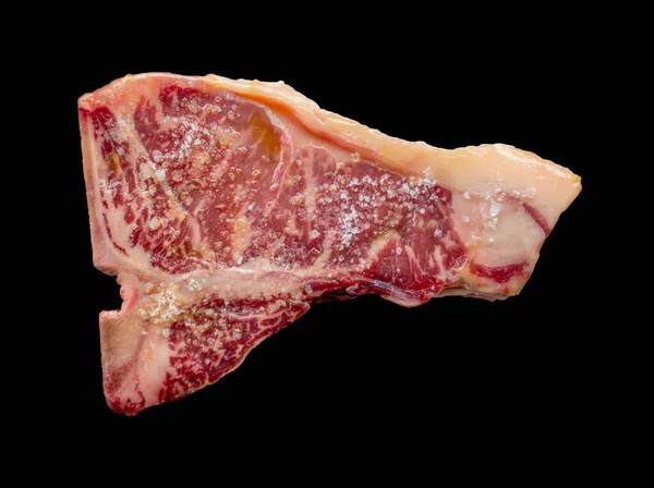 Siyah Sırtlı Çiğ Biftek — Stok fotoğraf