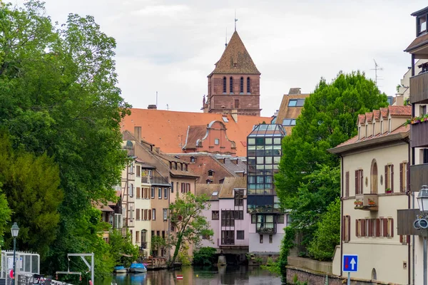 Impression Idyllique Strasbourg Une Ville Alsace France — Photo