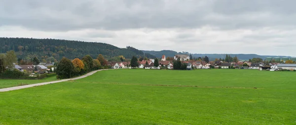 Impressie Van Altmannshofen Een Deel Van Aichstetten Het District Ravensburg — Stockfoto