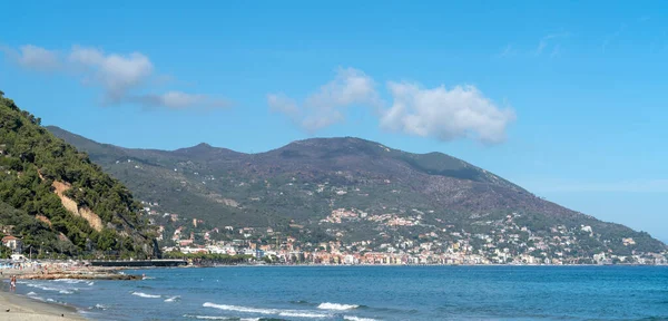 Talya Nın Liguria Eyaletinin Batı Kıyısında Yer Alan Savona Eyaletinin — Stok fotoğraf