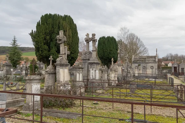Impressionen Auf Dem Friedhof Von Verdun Einer Großstadt Departement Maas — Stockfoto