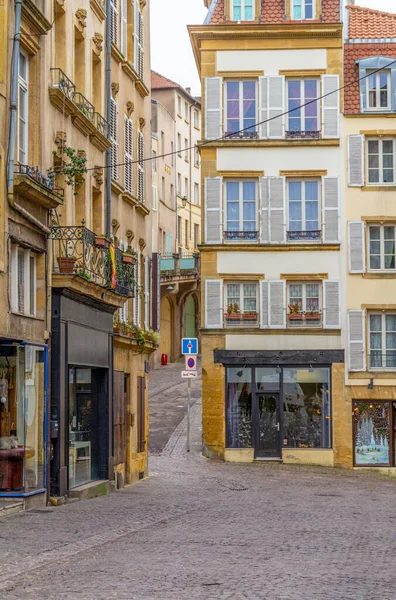 Impressie Van Een Stad Genaamd Metz Gelegen Regio Lotharingen Frankrijk — Stockfoto