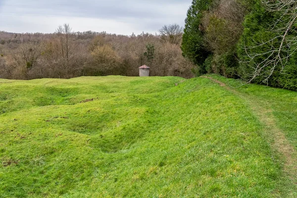 Landschap Met Een Historisch Slagveld Rond Verdun Uitgevochten Van Februari — Stockfoto