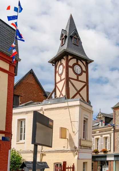 stock image Scenery around Yport, a commune in the Seine-Maritime department at Normandy, France