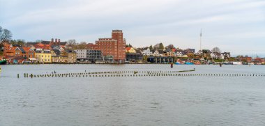 Impression of Kappeln, a town in Schleswig-Holstein in Northern Germany clipart