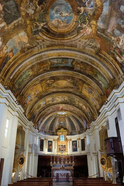 Vault Our Lady Victory Church Painted Alessio Erardi 1716 1718 — Foto de Stock
