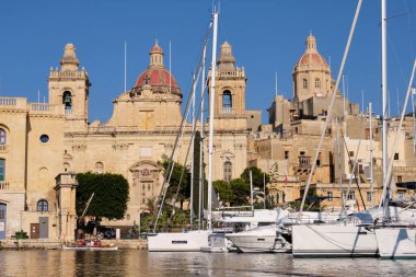 Saint Lawrence Koleji Kilisesi sudan çekilmiş - Vittoriosa, Malta