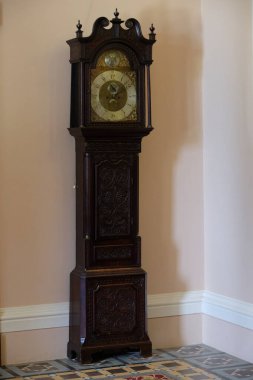 Barwon Park Malikanesi 'ndeki büyükbaba saati - Winchelsea, Victoria, Avustralya