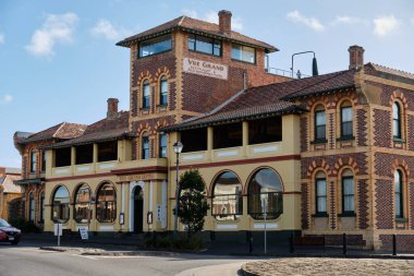 Vue Grand Hotel 1881 'de inşa edildi. Queenscliff, Victoria, Avustralya.