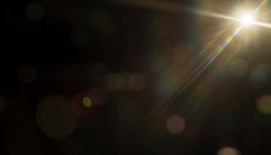 Arkaplan arkaplanı için soyut ışıklandırma. Dijital merceğin soyut aydınlatma arkaplanı. Güzel ışık huzmeleri.