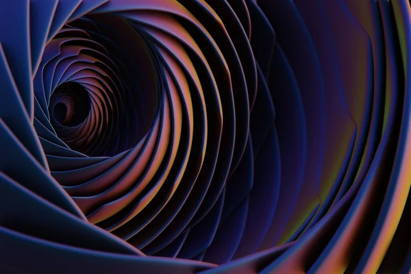 Красивый Абстрактный Красочный Современный Круг Фон Динамическая Волна Starburst Рендеринг — стоковое фото