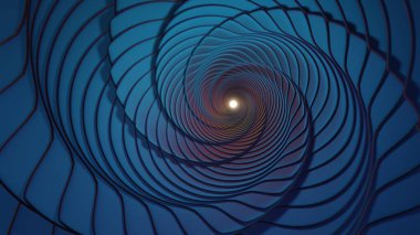 Mükemmel soyut renkli girdap altın oran arkaplanı. Yıldız patlaması dinamik dalgası. Tasarım için 3d resimleme arkaplan şablonu. 