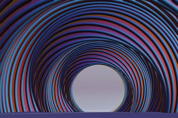Abstract Scene Background Product Presentation Mock Geometric Shiny Swirl Background — Stockfoto