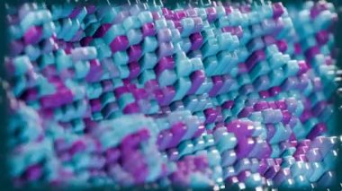 Kuantum dalgalanmalarının yorumlanması, dinamik ve sürekli değişen üç boyutlu bir arazi olarak tasvir edilir..