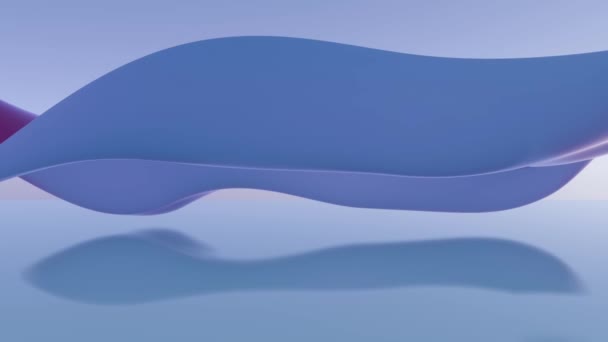 Абстрактная Фотография Демонстрирующая Слияние Пастельных Оттенков Мечтательном Вихре Предлагающая Безмятежную — стоковое видео