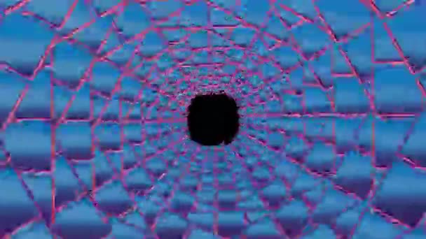 Rotation Baggrund Med Forbløffende Farver Hvilket Skaber Hypnotiserende Dynamisk Visuel – Stock-video