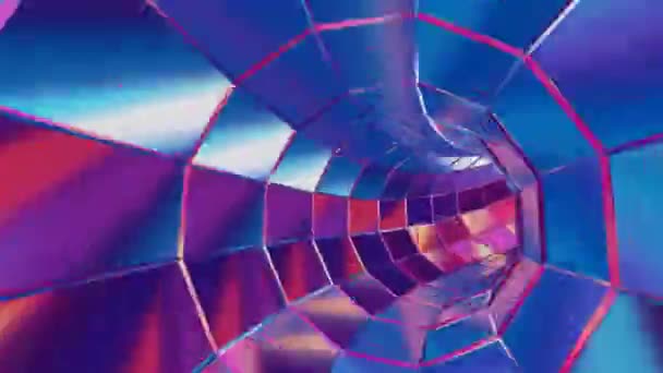 Rotationsbakgrund Med Häpnadsväckande Färger Skapa Fascinerande Och Dynamisk Visuell Upplevelse — Stockvideo