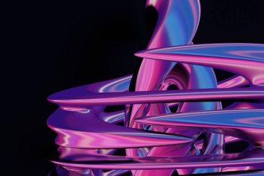 An abstract swirl object, artistically twisting, creating a mesmerizing, fluid visual.	