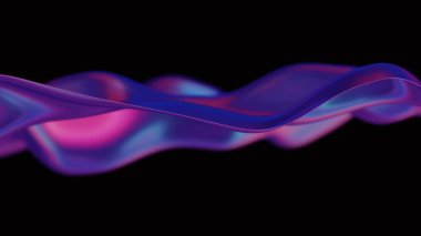 Tasarım için 3 boyutlu holografik bir arkaplan, fütüristik, görsel olarak çekici bir estetik içeriyor