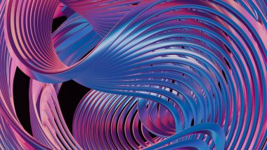 Holografik renklerin muhteşem 3 boyutlu arka planı büyüleyici ve geleceksel bir görsel sunuyor..