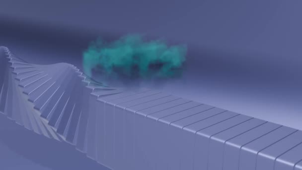 Vreemd Bevredigende Wolkenbeweging Een Naadloze Looping Achtergrond Ideaal Voor Continu — Stockvideo