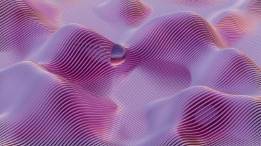 Dokunaçları hassas yüzen kurdelelere dönüşen denizanası içeren sürrealist bir kompozisyon zarafet ve sükunet hissi yaratıyor.. 