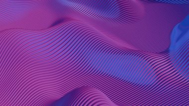 Etkili dinamik dalgalar görsel olarak ritmik ve uyumlu bir kompozisyon oluşturarak büyüleyici ve uyumlu bir görsel deneyim sunar.