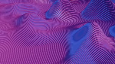 Etkili dinamik dalgalar görsel olarak ritmik ve uyumlu bir kompozisyon oluşturarak büyüleyici ve uyumlu bir görsel deneyim sunar.