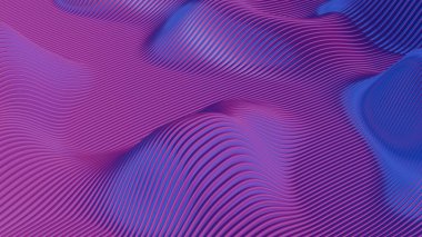 Etkili dinamik dalgalar görsel olarak ritmik ve uyumlu bir kompozisyon oluşturarak büyüleyici ve uyumlu bir görsel deneyim sunar.