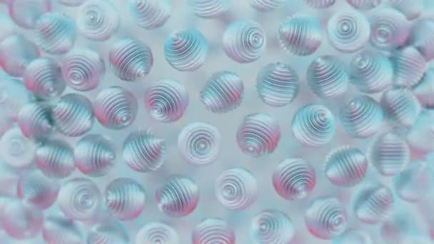 Den Kristallina Strukturen Ett Nanomaterial Liknar Ett Kalejdoskop Färger Kontrollerad — Stockvideo