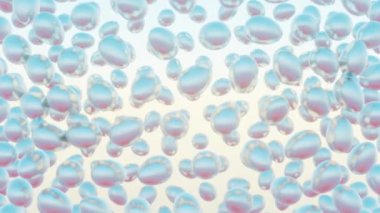 Birbirine bağlı blokların minimalist yorumlanması blok zincirini sembolize eder