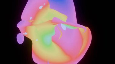 Renkli Uçurum: Boşluktaki Dijital İpek Dansı