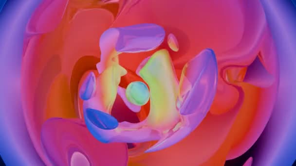 Radiant Flux Symphony Light Color — Vídeo de stock