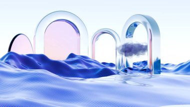 Serene Portalları: Dijital Dalgaların Üzerinde Yansıtıcı Kemerler