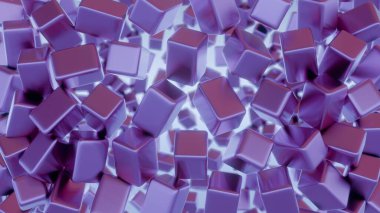 Purple Haze: Cubic Confusion in Lavender Tones clipart