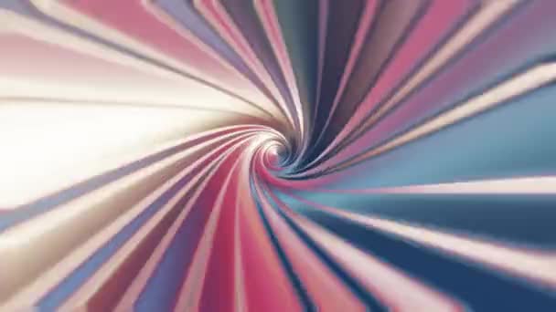 Infusão Espiral Vórtice Hipnótico Tons Pastel — Vídeo de Stock