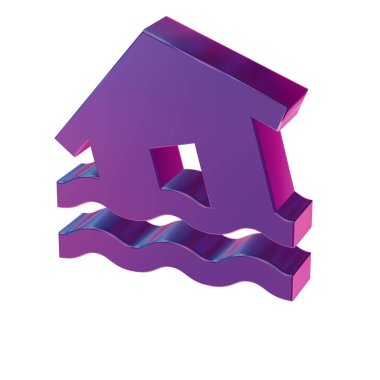 Güzel soyut çizimler Mavi Tufan sembolü simgeleri