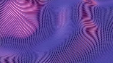 Violet Rhythms: Bir Çizgi ve Işık Senfonisi