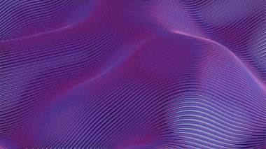 Violet Rhythms: Bir Çizgi ve Işık Senfonisi