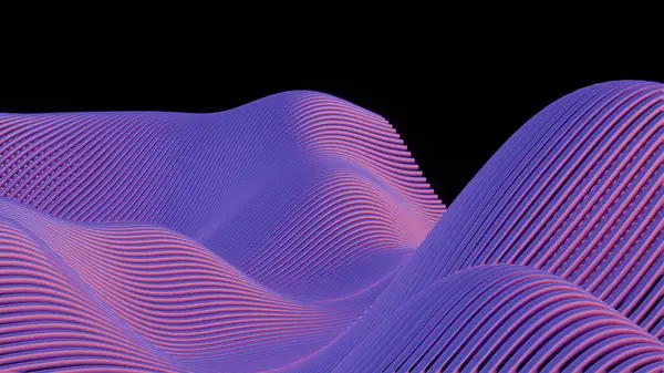 Violet Rhythms: Bir Çizgi ve Işık Senfonisi