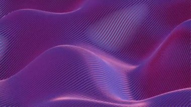 Violet Rhythms: Bir Çizgi ve Işık Senfonisi
