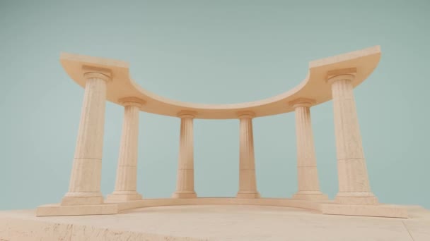 Portail Antiquité Design Numérique Néo Classique — Video