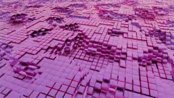 Cybernetisch Labyrint Een Matrix Van Computationele Precisie — Stockvideo