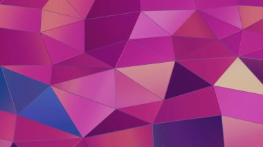 Kaleidoscopic Canopy: A Mosaic of Magenta and Midnight Blue clipart