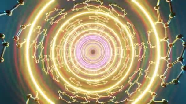 Kwantumtunnel Een Reis Door Moleculaire Symmetrie — Stockvideo