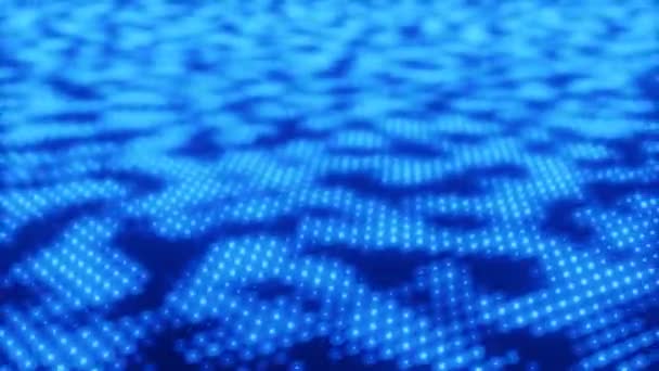 Azure Array Μια Θάλασσα Ψηφιακών Μαργαριταριών Στον Cyber Ocean — Αρχείο Βίντεο