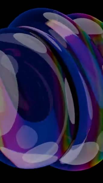 Sapphire Swirls Uma Mistura Mesmérica Ondas Azuis Carmesim — Vídeo de Stock