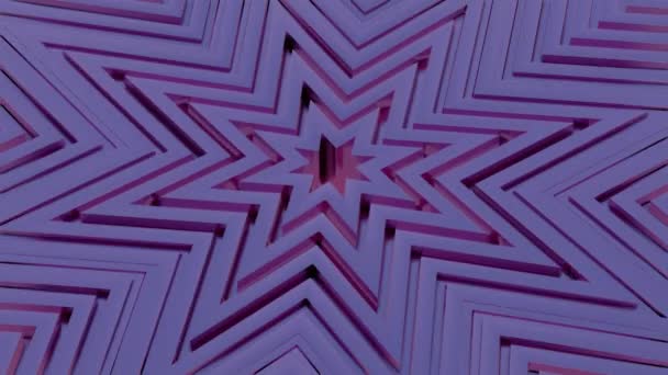 Labyrinth Lavender Geometric Descent Pastel Depths — Stock Video