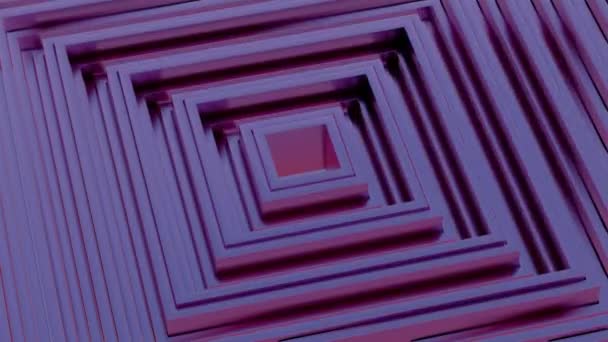 Labyrinth Lavender Geometric Descent Pastel Depths — Stock Video